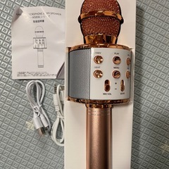 未使用品カラオケマイク&スピーカーの画像