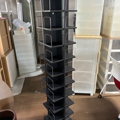 回転式　CDラック　DVDラック　棚（商品番号14495）の画像