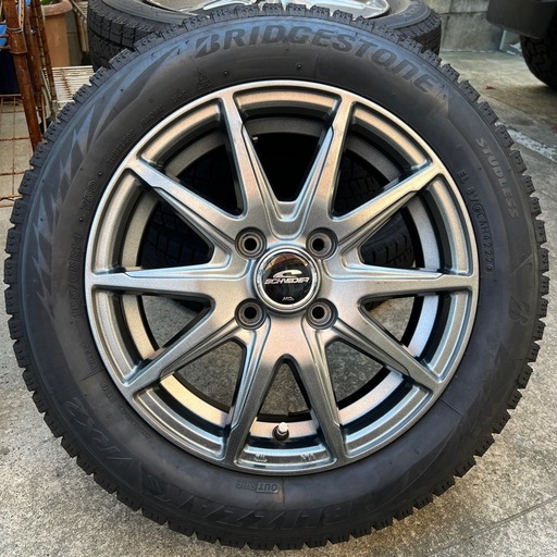 軽用　美品中古タイヤホイールセット