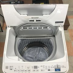 ＼家具＊家電のお店／【ｼﾞｬﾝｸﾞﾙｼﾞｬﾝｸﾞﾙ石川金沢店】衣類乾燥機能付き洗濯機 シャープ 5.5kg ES-T5E8 2020年製 ※動作チェック済みの画像