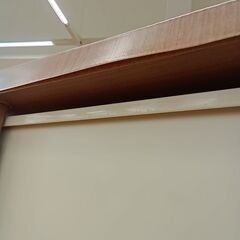 リユースのサカイ栃木店★ジモティ割あり★  収納棚 ベージュ×ブラウン W73×D41×H136 クリーニング済み TC11574の画像