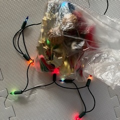 クリスマスツリー　　ライト　飾りの画像