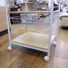 キッチンワゴン キャスター付き 幅51.5×奥行40×高さ89cm 収納 収納棚 札幌市 厚別区の画像