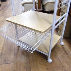 キッチンワゴン キャスター付き 幅51.5×奥行40×高さ89cm 収納 収納棚 札幌市 厚別区の画像