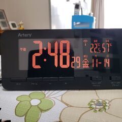 アデッソ❗レインボー電波クロック❗FS-01美品❗の画像