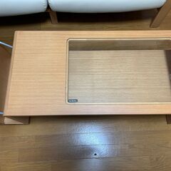 カリモク　ソファ、ローテーブル、スツール3点セットの画像