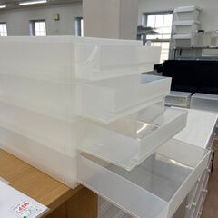 無印良品収納ケース 4連ケース 引き出し式 薄型 店舗販売 南区の画像