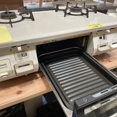 【LPガスコンロ】【リンナイ】※汚れ多め★クリーニング済/6ヶ月保証付き【管理番号1114】野の画像