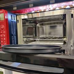 【愛品倶楽部柏店】TWINBIRD ツインバード 2021年製 オーブンレンジ MW-FS18 フラット庫内 ヘルツフリーの画像