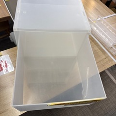 【在庫2点】【ポリプロピレン 収納ケース 3段】【無印】クリーニング済み【管理番号11411】町の画像