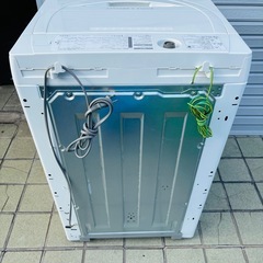 直接引き取り2,800円引き⭐︎大阪府下又は近郊は配送設置込み🉑 SHARP 4.5kg 全自動洗濯機 ES-G4E6-KW 2019年製/YMJ112-38の画像