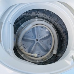 直接引き取り2,800円引き⭐︎大阪府下又は近郊は配送設置込み🉑 SHARP 4.5kg 全自動洗濯機 ES-G4E6-KW 2019年製/YMJ112-38の画像