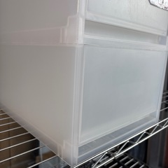 【無印】【ポリプロピレン 収納ケース 2段】クリーニング済み【管理番号11411】町の画像
