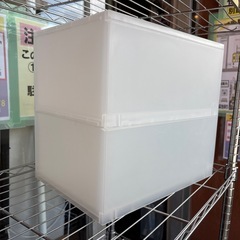 【無印】【ポリプロピレン 収納ケース 2段】クリーニング済み【管理番号11411】町の画像
