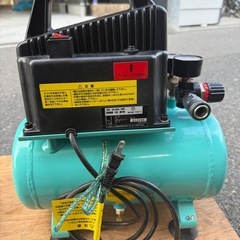 ナカトミ CP-100 エアーコンプレッサー ホース・エアダスターガン付き 動作品の画像