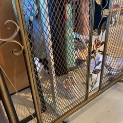 アイアン　バラモチーフ　パーテーションの画像