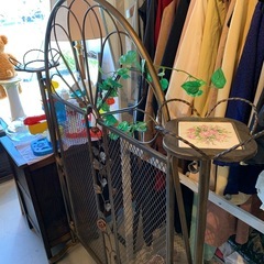 アイアン　バラモチーフ　パーテーションの画像