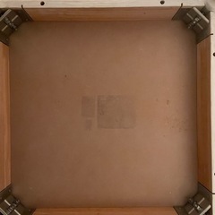 シャビーシック ホワイト楕円テーブルの画像