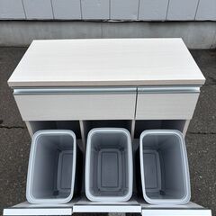 IRIS OHYAMA ペールカウンター ゴミ箱 PKT-8670 ホワイトの画像