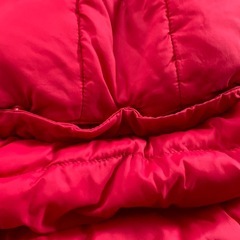 UNIQLO アウター　フード付き　赤　　80の画像