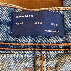 A2511-220 ZARA MAN デニム スキニー ジーンズ サイズ31 汚れ有りの画像