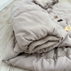 プティマイン リボンアウター ダウン 100の画像