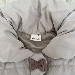 プティマイン リボンアウター ダウン 100の画像