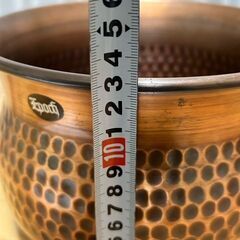 純銅　フラワーポット　Epoch（エポックシリーズ）ヴィンテージ　島本製作所の画像