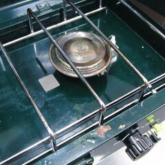 廃盤 動作OK イワタニ カセットフー ツインバーナー CB-55E 2口ガスコンロ コンパクト CB缶 エコ コスパ キャンプ アウトドア 札幌 手稲の画像