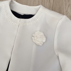 ボレロ付きワンピース フォーマルワンピース130の画像