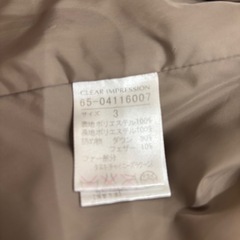 クリアインプレッション  ダウンコート　3の画像