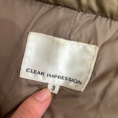 クリアインプレッション  ダウンコート　3の画像