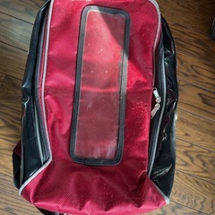 ボーリングキャリーバッグ赤の画像