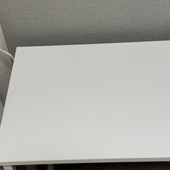 アイリスプラザ　パソコンデスク 白 120cm × 40cmの画像