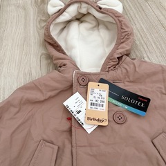 新品未使用 フード付きポンチョの画像