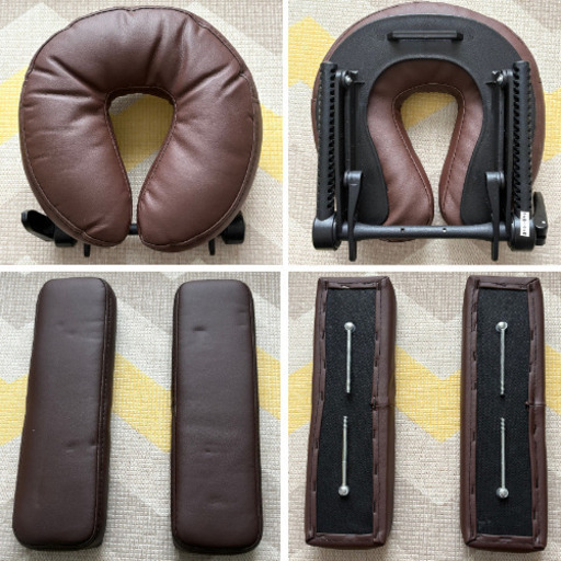 マッサージベッド 高さ50～71cm 折りたたみ 整体ベッド 収納カバー付き