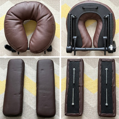 マッサージベッド 高さ50～71cm 折りたたみ 整体ベッド 収納カバー付きの画像