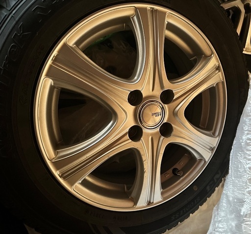 （アクアカー）冬用ホイール（175/65R15）ほぼ新品同様、良好な状態