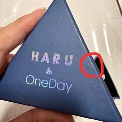 HARU & OneDay 月型ストーンピアスの画像