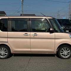 【自社ローン】ダイハツ タント グレード LリミテッドSAⅢ 車検２年付きナビ Bluetooth接続 障害物センサー アクセル踏み間違い防止装置 レーンキープアシスト 衝突軽減ブレーキ ETC TV ドラレコ 両側スライドドア キーレス 社外アルミの画像