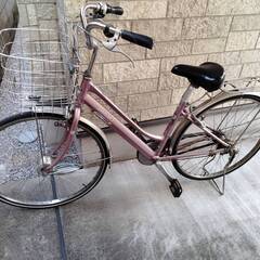 【ジャンク】マルキン シティサイクル スワンキーベルトホーム　275-G 27型　ママチャリの画像