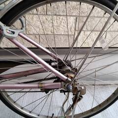 【ジャンク】マルキン シティサイクル スワンキーベルトホーム　275-G 27型　ママチャリの画像