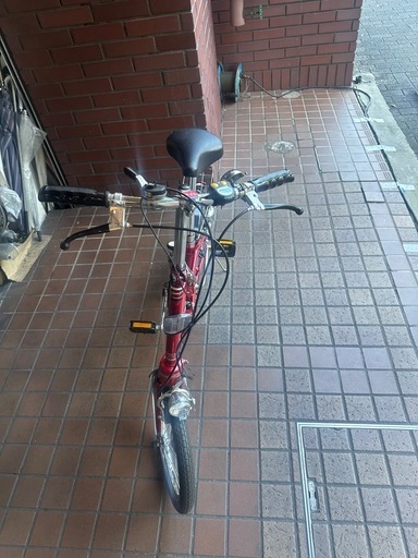 ★稀少美品★16インチ　DAHON　ビンテージ　OLD　USA　外装5段変速折り畳み自転車　カスタム　レッド