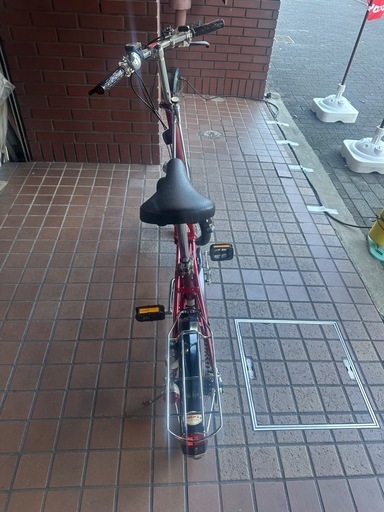 ★稀少美品★16インチ　DAHON　ビンテージ　OLD　USA　外装5段変速折り畳み自転車　カスタム　レッド