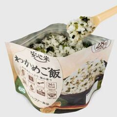 アルファー食品 わかめご飯 10袋セット 定価4210円の画像