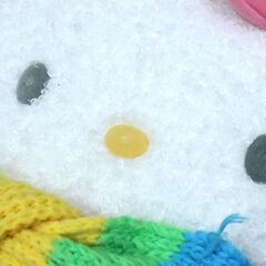 ぬいぐるみ　Sanrio（サンリオ）キティ　横29㎝×奥行き14㎝×高さ42㎝　中古品の画像