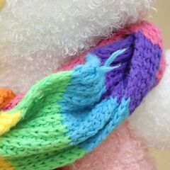 ぬいぐるみ　Sanrio（サンリオ）キティ　横29㎝×奥行き14㎝×高さ42㎝　中古品の画像