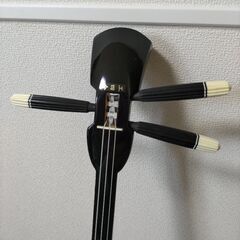 三線 セット（人工皮・真壁型）【ケース付き】 沖縄三味線 初心者の画像