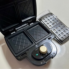 新品未使用　タイマー付きホットサンドメーカーの画像