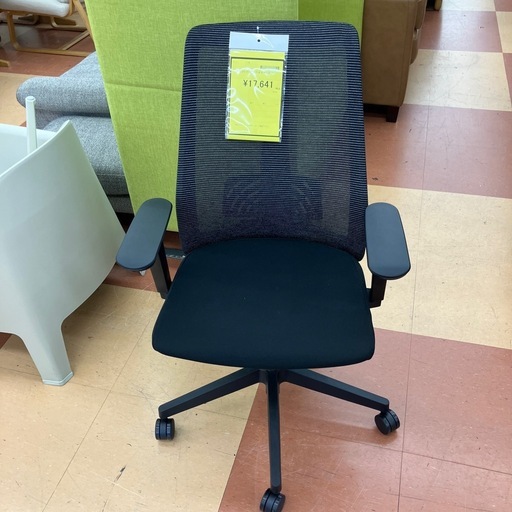 ★ジモティー割引10%★メッシュチェア イトーキ ITOKI C-サリダII ブラック《リサイクルショップドリーム次屋店/尼崎市若王寺》